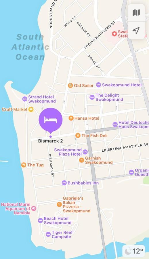 Bismarck 2 Apartment ซวาคอปมุนด์ ภายนอก รูปภาพ